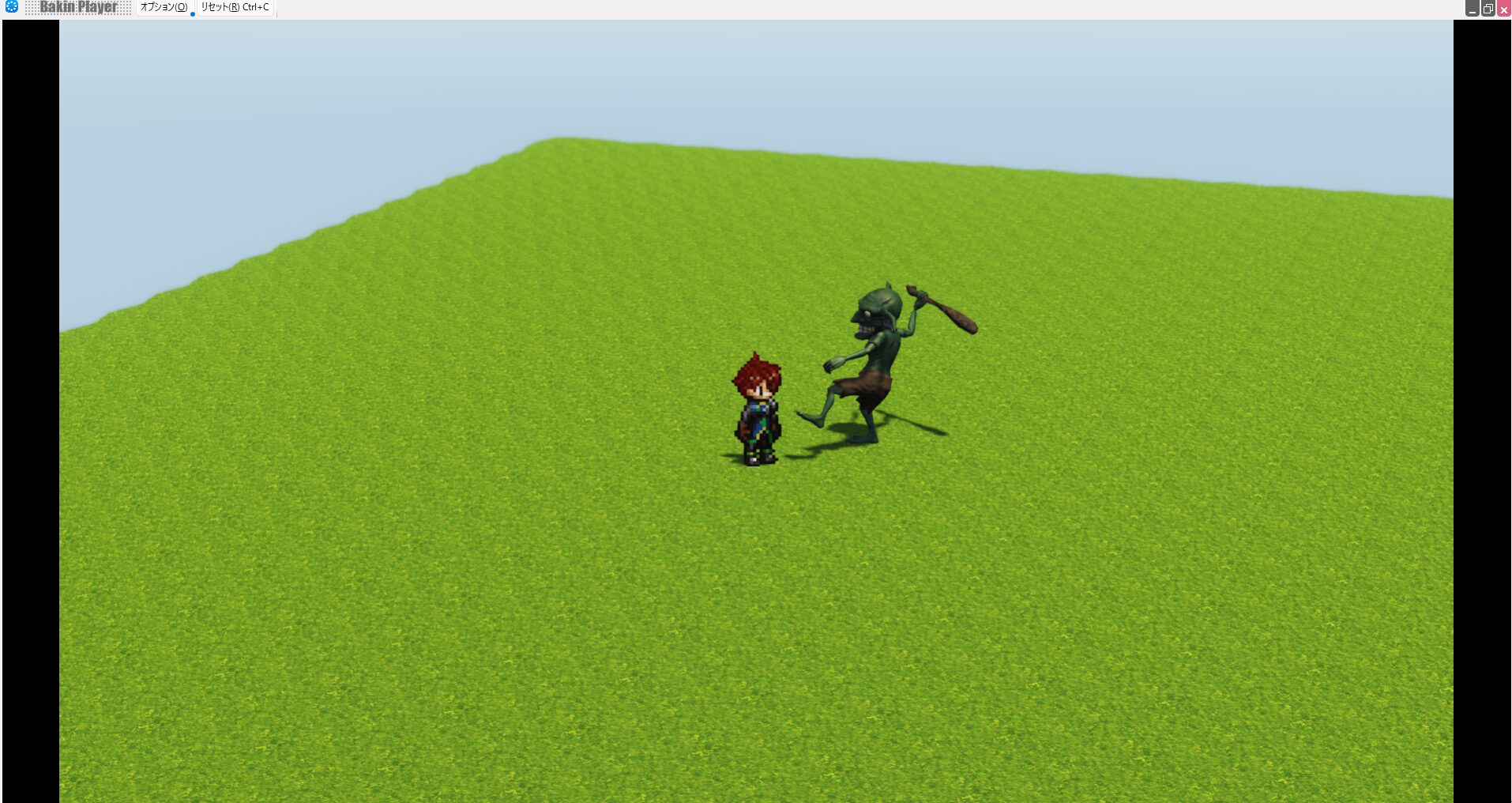 【Bakinでアクションゲーム開発】敵（モンスター）と攻撃モーションを実装してみる