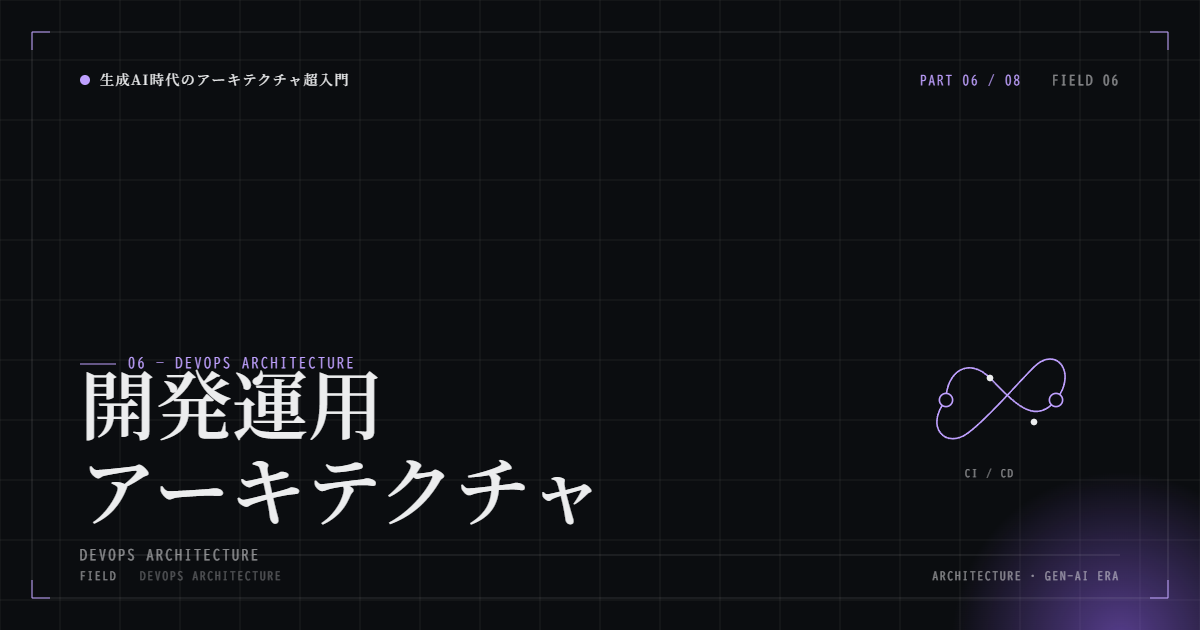 CI/CD ― GitHub Actions+OIDC+Feature Flagが鉄板 ― 生成AI時代のアーキテクチャ超入門